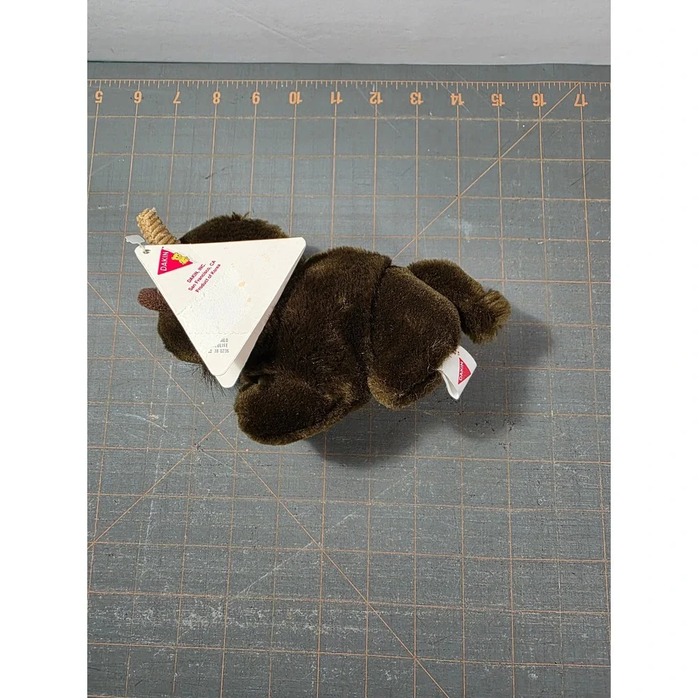 Dakin Buffalo Plush Brown Wildlife Series Stuffed Animal 6 inch 78-0236